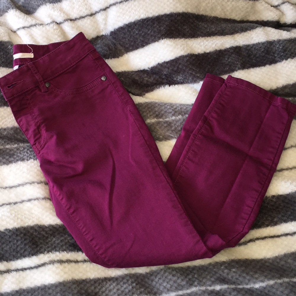 burgundy brody jeans !!